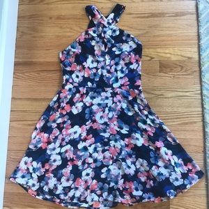 EXPRESS floral cocktail dress